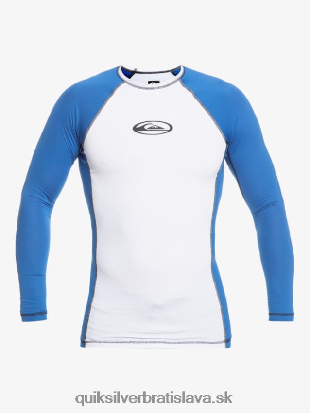 saturn ochrana dlhý rukáv upf 50 rashguard Quiksilver muži B80HXR653 turecké more
