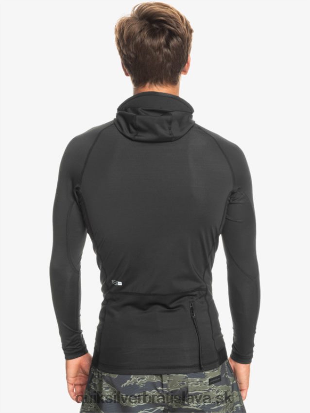storm tripper dlhý rukáv rashguard Quiksilver muži B80HXR1836 čierna