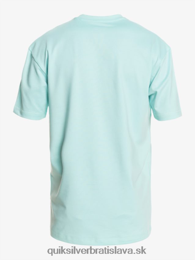 surfové tričko s pevným pruhom a krátkym rukávom upf 50 Quiksilver muži B80HXR889 anjelská modrá
