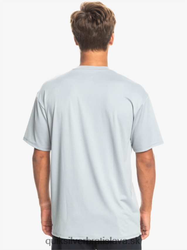 surfové tričko s pevným pruhom a krátkym rukávom upf 50 Quiksilver muži B80HXR890 fujavica