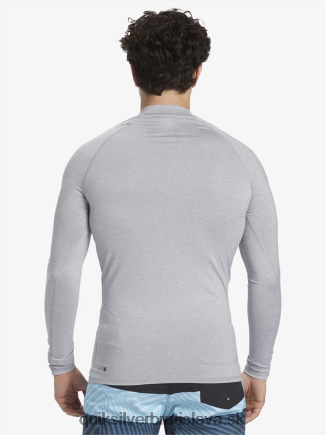 surfovacie tričko hawaii s dvojitým upf 50 dlhým rukávom Quiksilver muži B80HXR1106 vres so snehom