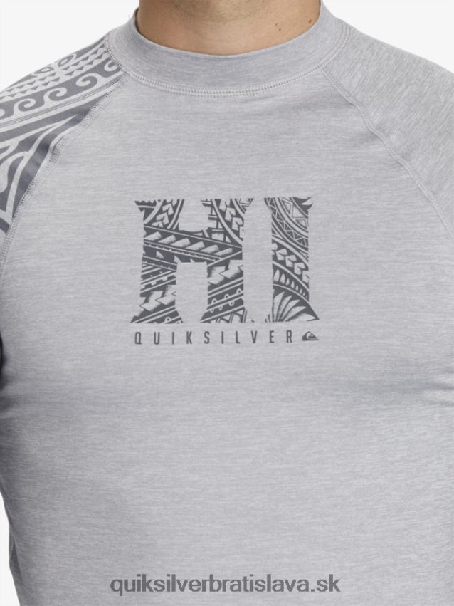 surfovacie tričko s dlhým rukávom, hawaii big island upf 50 Quiksilver muži B80HXR922 vres so snehom
