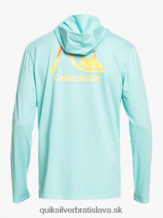 surfovacie tričko s kapucňou a dlhým rukávom upf 50 Quiksilver muži B80HXR1835 anjel modrý vres