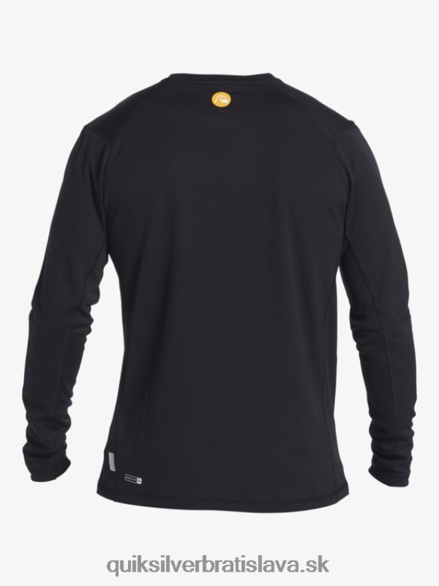 vodácke tričko z bambusu 2 upf 50 s dlhým rukávom Quiksilver muži B80HXR261 čierna
