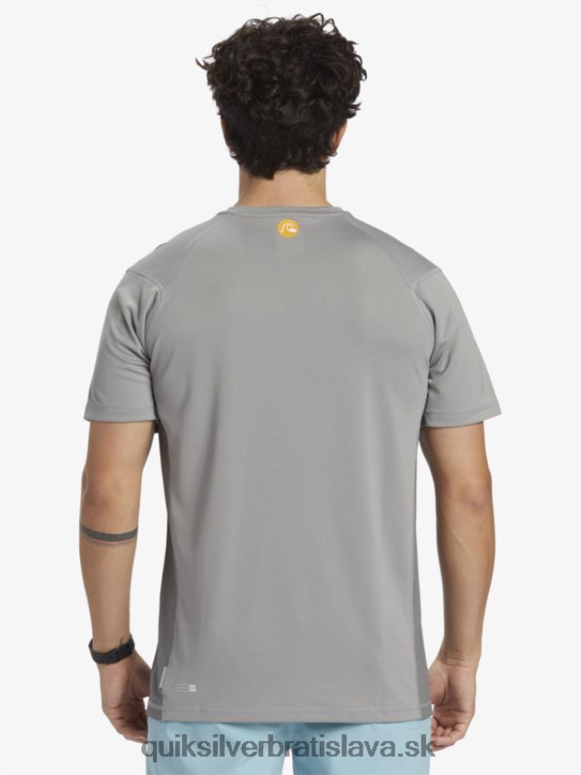 waterman bambus check 2 upf 50 krátky rukáv surfové tričko Quiksilver muži B80HXR274 žraločej kože