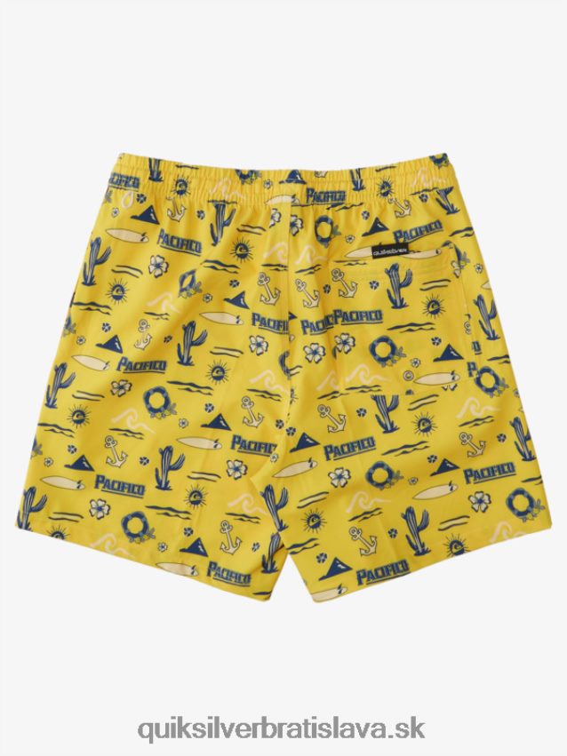17 volejov Quiksilver x Pacifico muži B80HXR1763 žltý pacifico quik volley