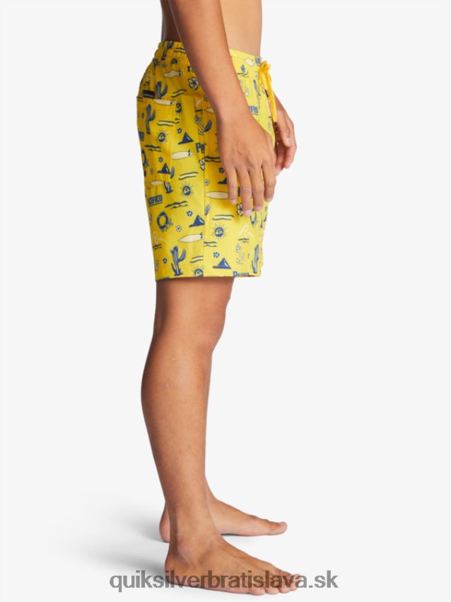 17 volejov Quiksilver x Pacifico muži B80HXR1763 žltý pacifico quik volley