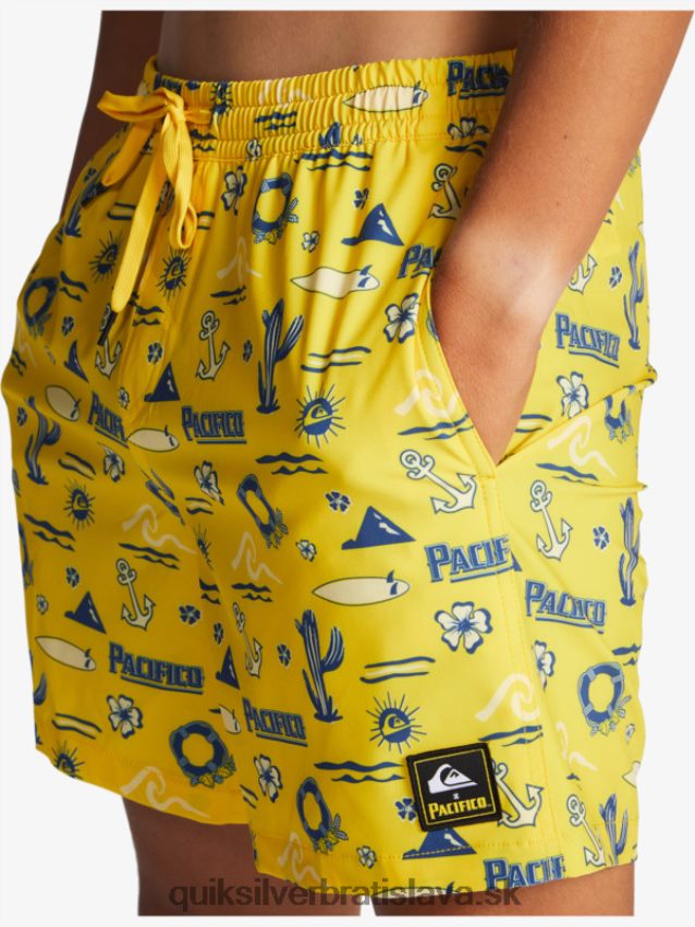 17 volejov Quiksilver x Pacifico muži B80HXR1763 žltý pacifico quik volley