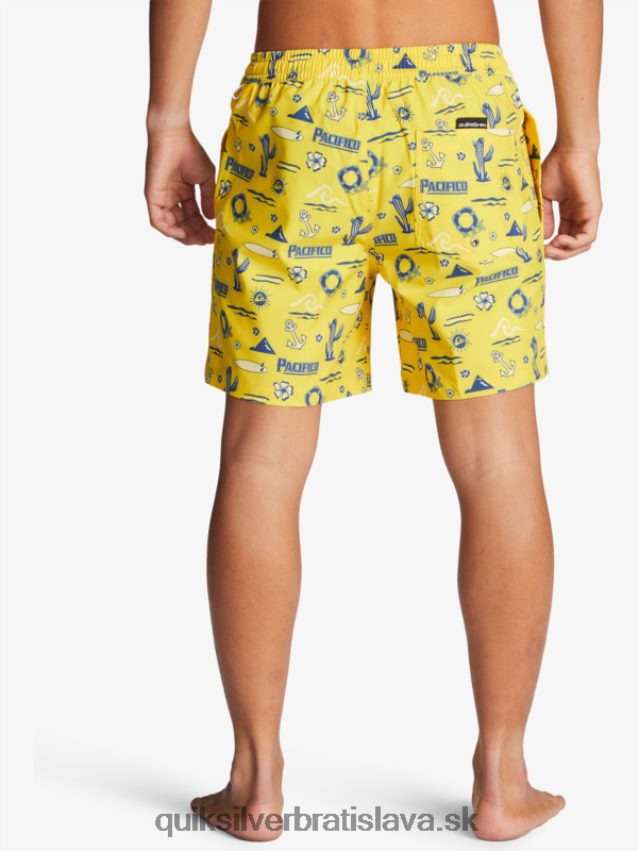 17 volejov Quiksilver x Pacifico muži B80HXR1763 žltý pacifico quik volley