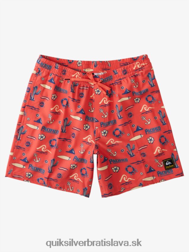 17 volejov Quiksilver x Pacifico muži B80HXR1764 červený pacifico quiksilver volley
