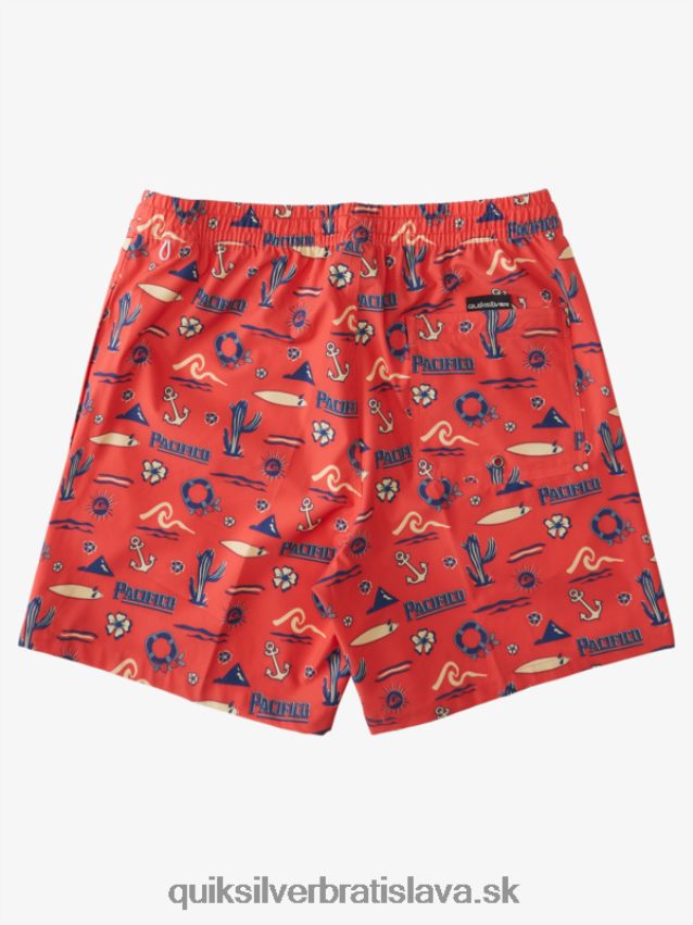 17 volejov Quiksilver x Pacifico muži B80HXR1764 červený pacifico quiksilver volley
