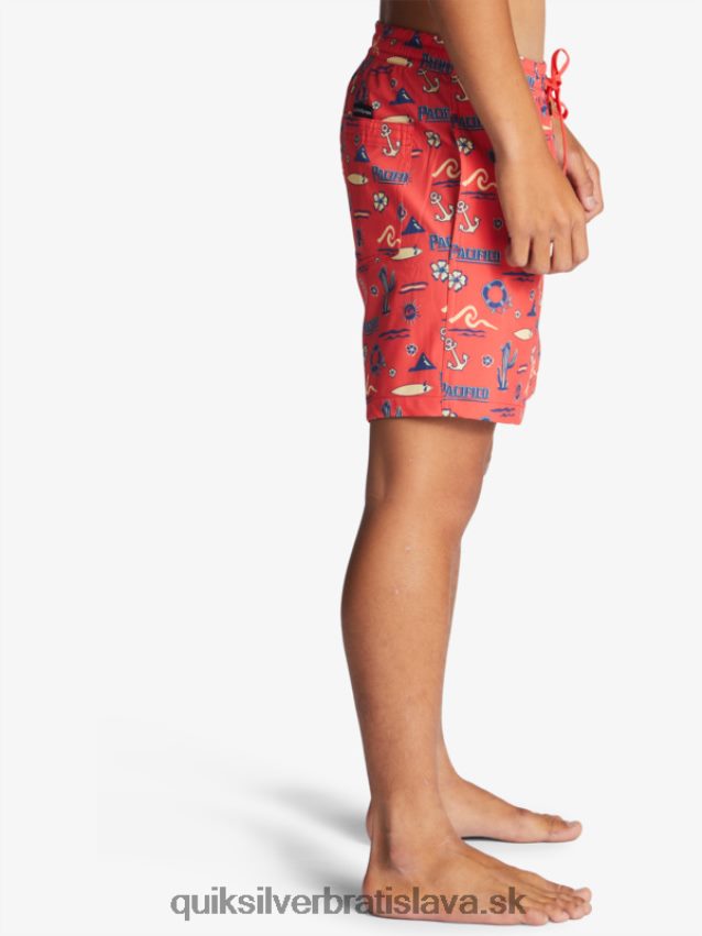 17 volejov Quiksilver x Pacifico muži B80HXR1764 červený pacifico quiksilver volley