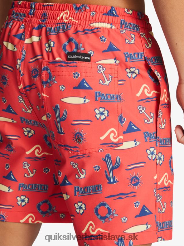 17 volejov Quiksilver x Pacifico muži B80HXR1764 červený pacifico quiksilver volley