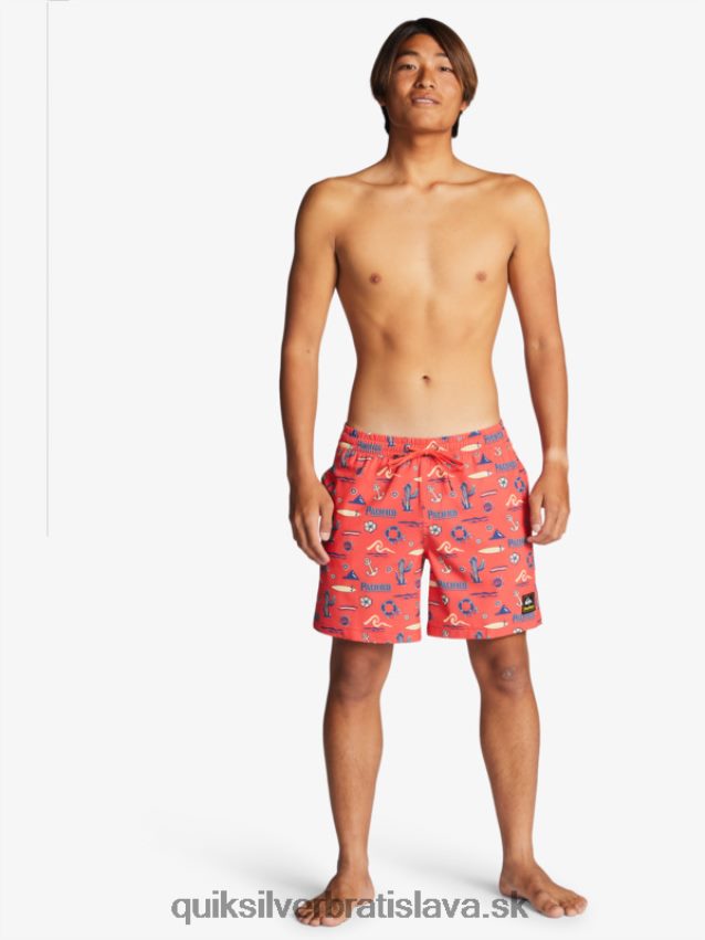 17 volejov Quiksilver x Pacifico muži B80HXR1764 červený pacifico quiksilver volley