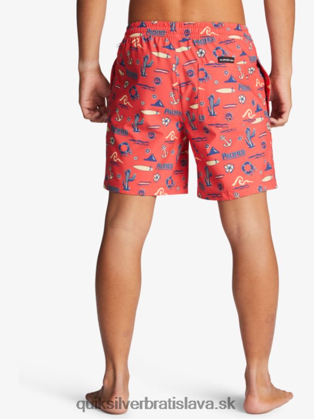 17 volejov Quiksilver x Pacifico muži B80HXR1764 červený pacifico quiksilver volley