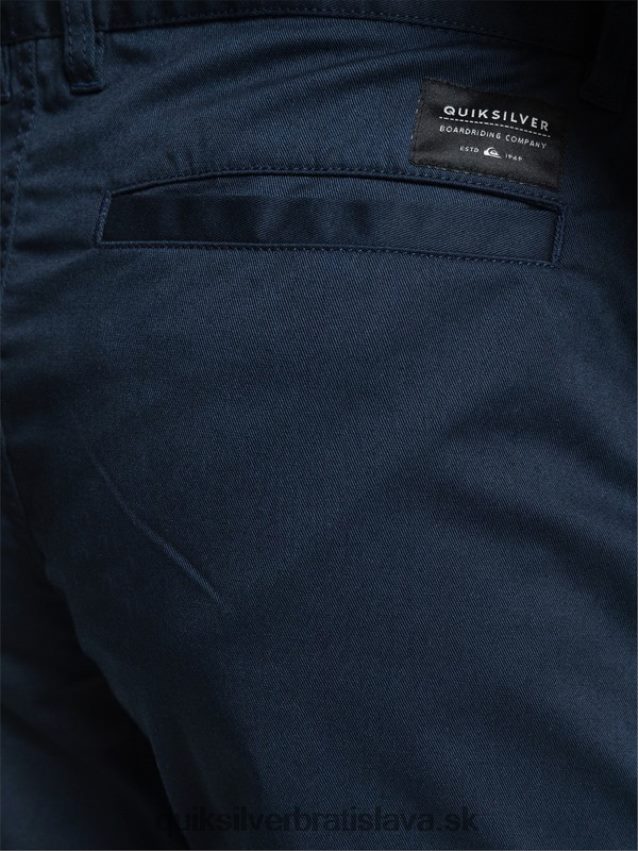 20 chino vreckové šortky na každodenné nosenie Quiksilver muži B80HXR1316 námornícke sako