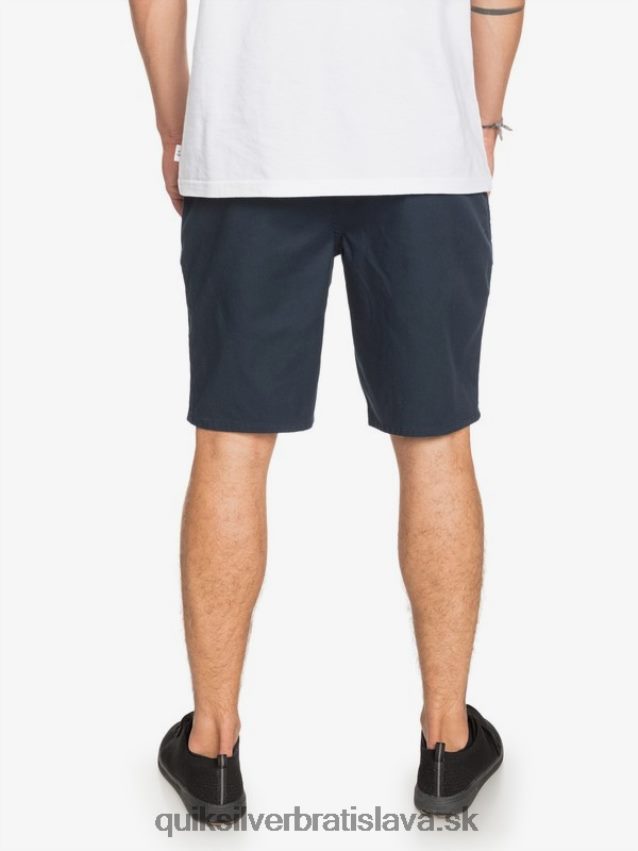 20 chino vreckové šortky na každodenné nosenie Quiksilver muži B80HXR1316 námornícke sako