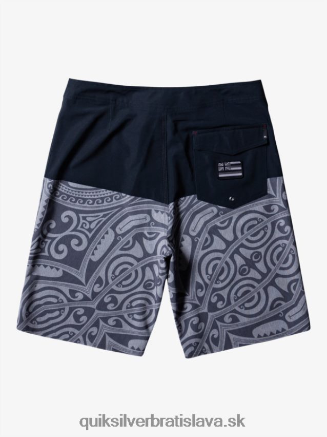 21 kraťasov s atramentom surfsilk Quiksilver muži B80HXR560 čierna