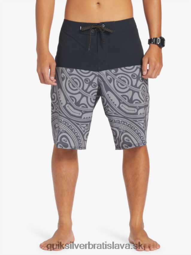 21 kraťasov s atramentom surfsilk Quiksilver muži B80HXR560 čierna