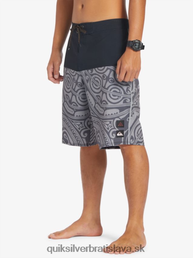 21 kraťasov s atramentom surfsilk Quiksilver muži B80HXR560 čierna
