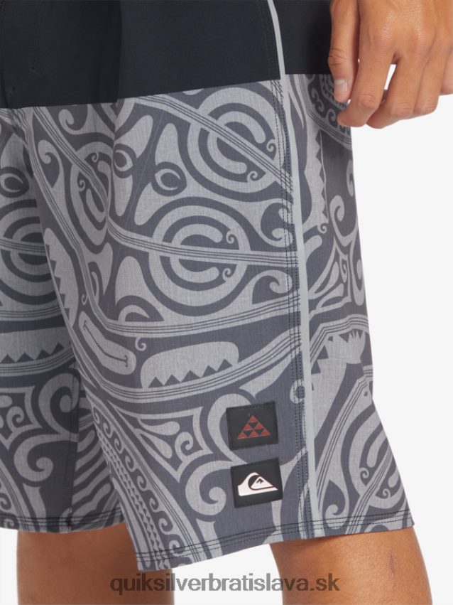 21 kraťasov s atramentom surfsilk Quiksilver muži B80HXR560 čierna