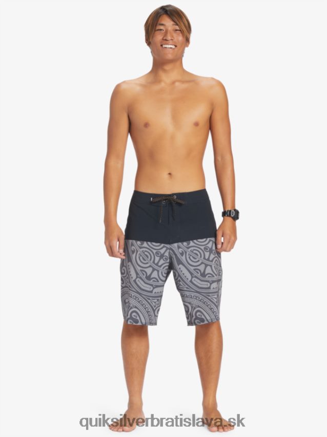 21 kraťasov s atramentom surfsilk Quiksilver muži B80HXR560 čierna