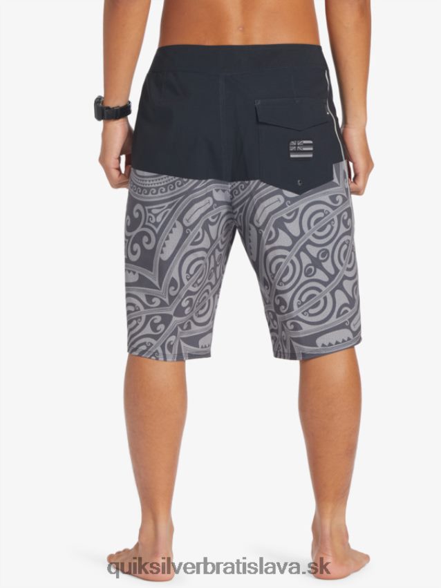 21 kraťasov s atramentom surfsilk Quiksilver muži B80HXR560 čierna