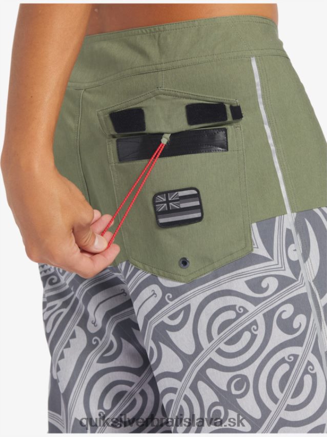 21 kraťasov s atramentom surfsilk Quiksilver muži B80HXR561 tymián