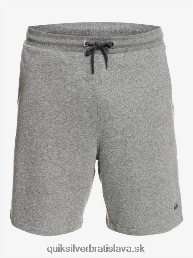 Essentials 19 bio tepláky Quiksilver muži B80HXR1659 svetlosivý vres