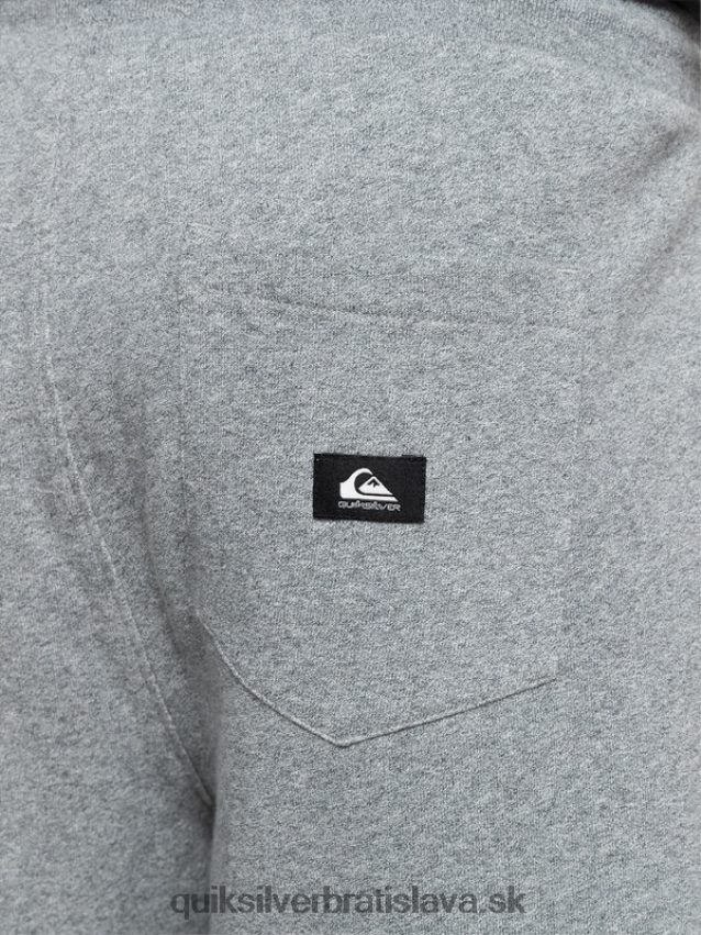 Essentials 19 bio tepláky Quiksilver muži B80HXR1659 svetlosivý vres