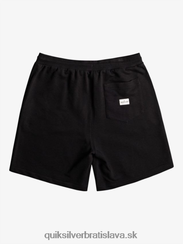 Essentials 19 bio tepláky Quiksilver muži B80HXR1660 čierna