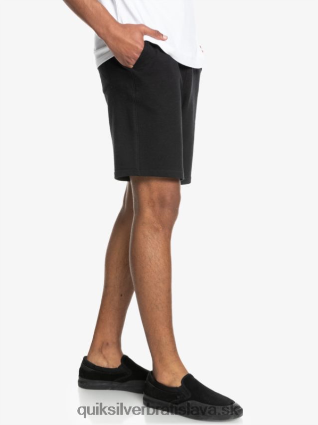 Essentials 19 bio tepláky Quiksilver muži B80HXR1660 čierna