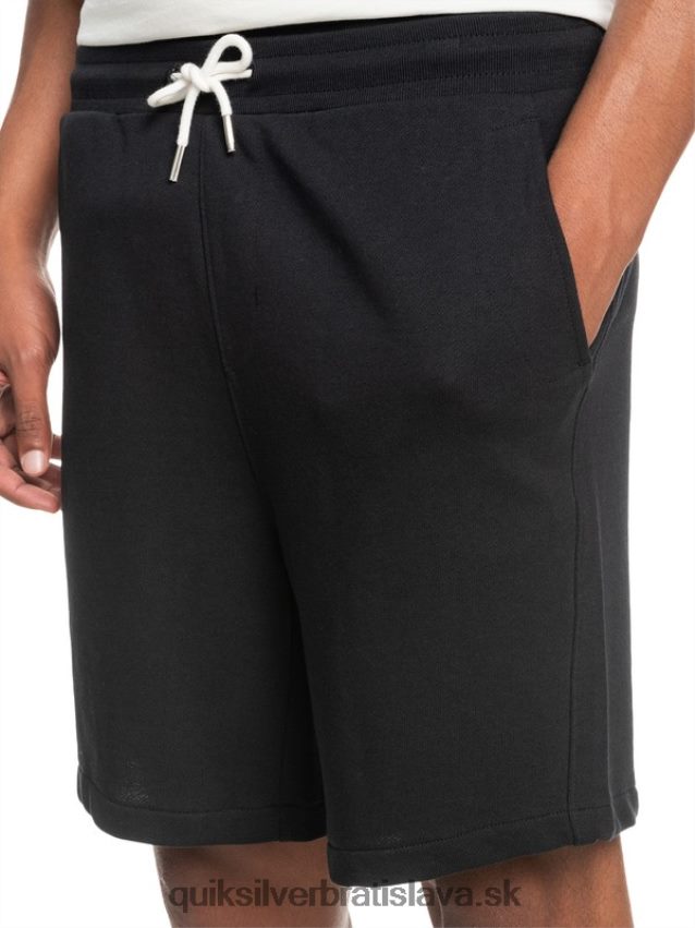 Essentials 19 bio tepláky Quiksilver muži B80HXR1660 čierna