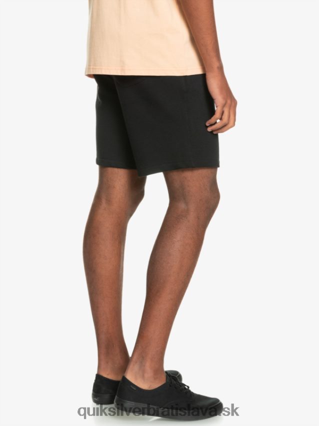 Essentials 19 bio tepláky Quiksilver muži B80HXR1660 čierna