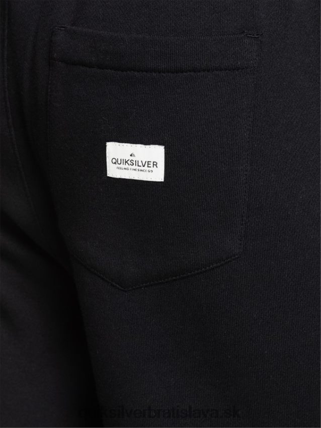 Essentials 19 bio tepláky Quiksilver muži B80HXR1660 čierna