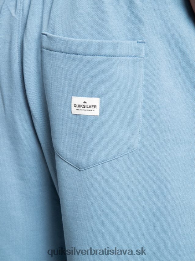 Essentials 19 bio tepláky Quiksilver muži B80HXR1661 vyblednutý denim