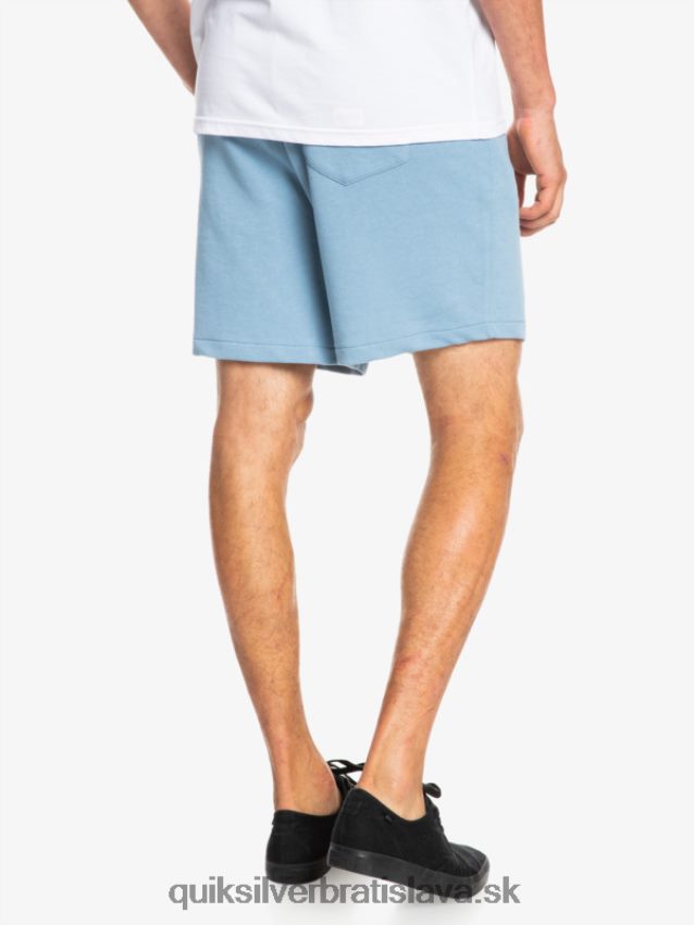Essentials 19 bio tepláky Quiksilver muži B80HXR1661 vyblednutý denim