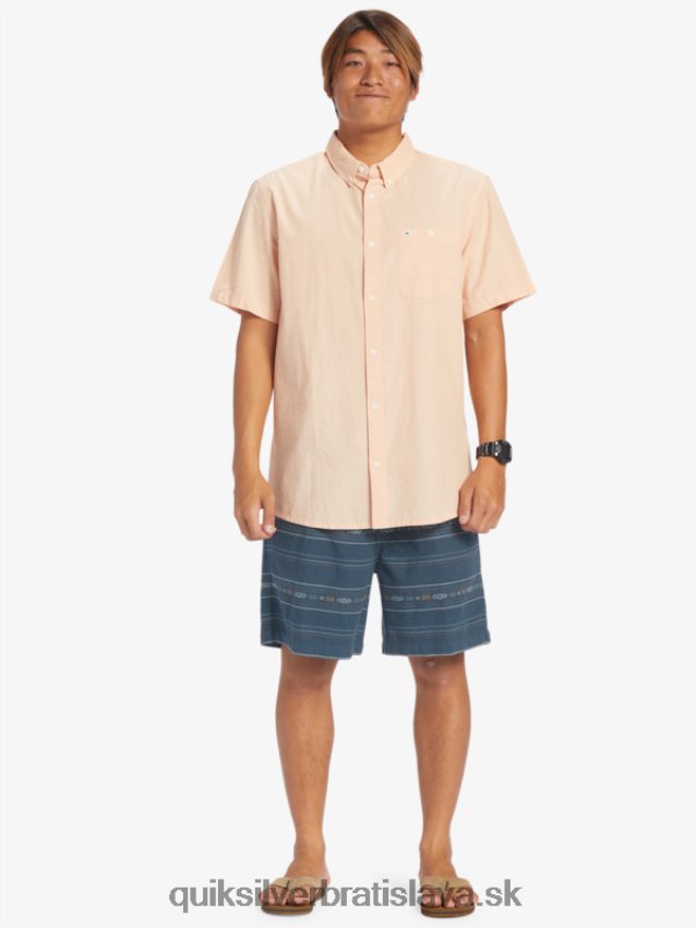 žakárové šortky taxer Quiksilver muži B80HXR420 polnočný námornícky mini žakár