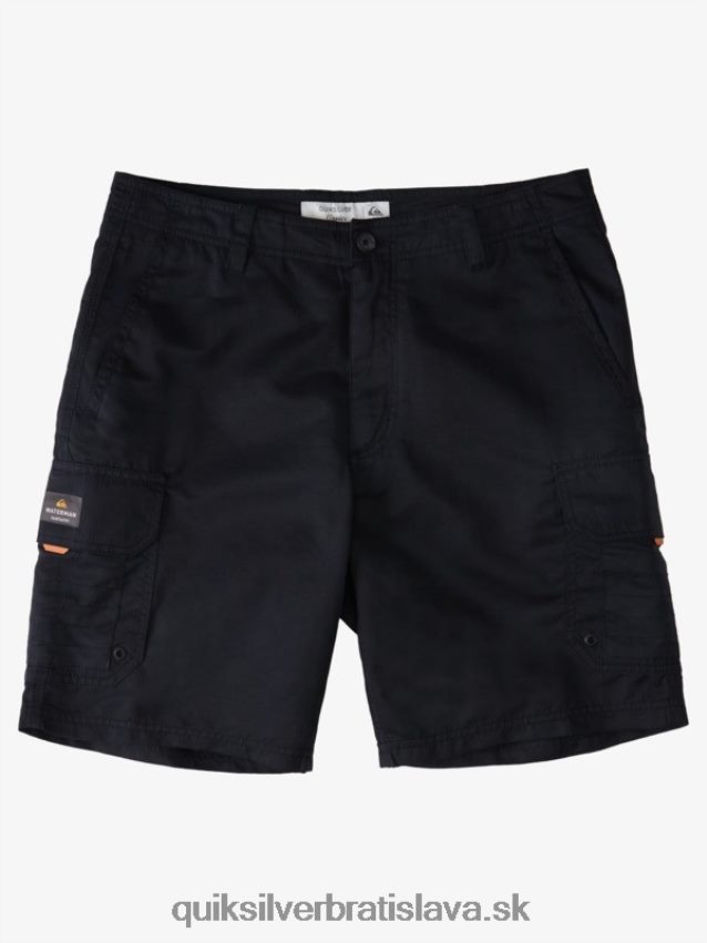 cargo šortky waterman maldive 20 Quiksilver muži B80HXR1727 čierna
