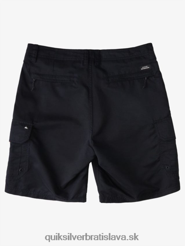 cargo šortky waterman maldive 20 Quiksilver muži B80HXR1727 čierna