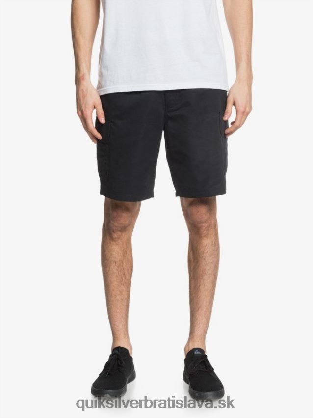 cargo šortky waterman maldive 20 Quiksilver muži B80HXR1727 čierna