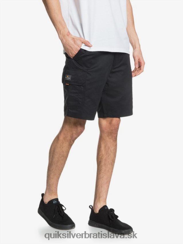 cargo šortky waterman maldive 20 Quiksilver muži B80HXR1727 čierna