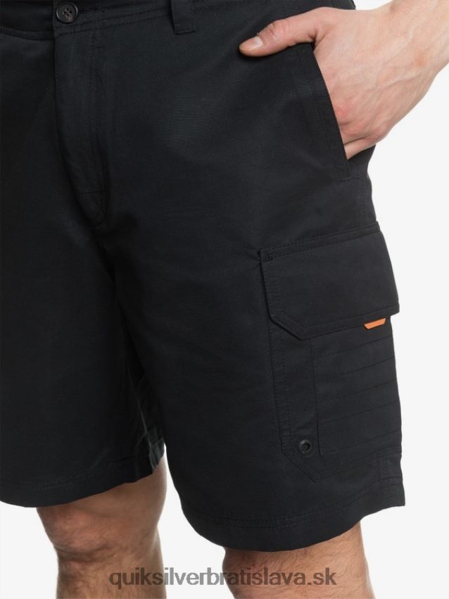 cargo šortky waterman maldive 20 Quiksilver muži B80HXR1727 čierna