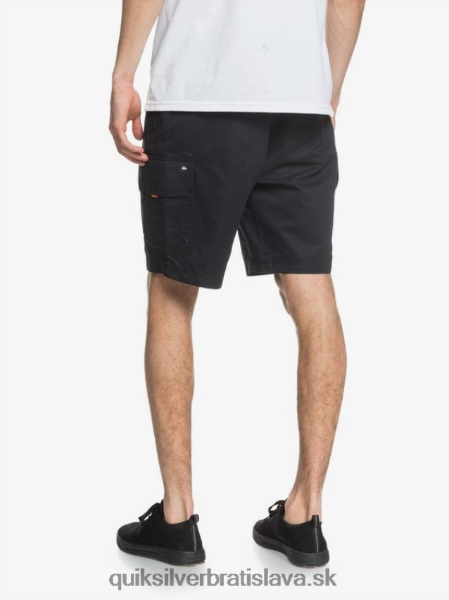 cargo šortky waterman maldive 20 Quiksilver muži B80HXR1727 čierna