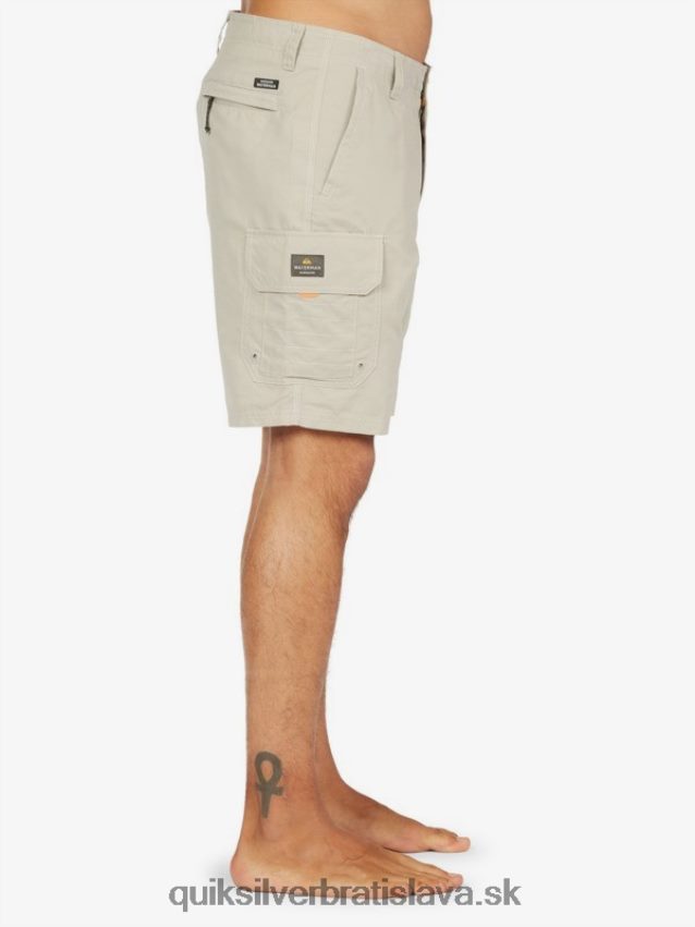 cargo šortky waterman maldive 20 Quiksilver muži B80HXR1728 sivá sivá