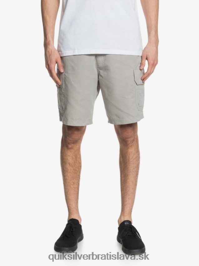 cargo šortky waterman maldive 20 Quiksilver muži B80HXR1728 sivá sivá