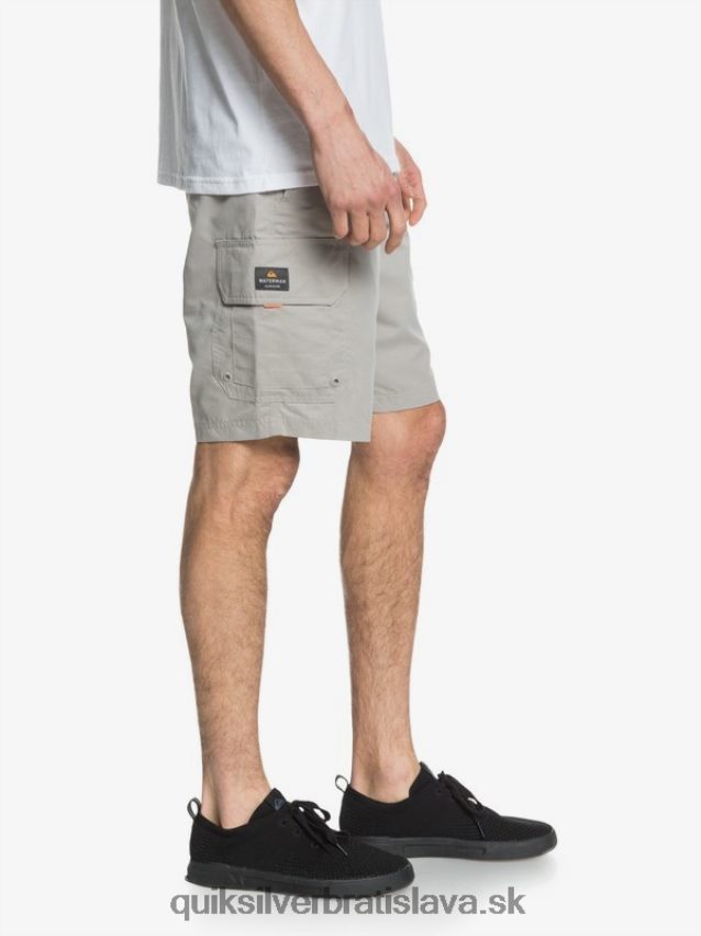 cargo šortky waterman maldive 20 Quiksilver muži B80HXR1728 sivá sivá