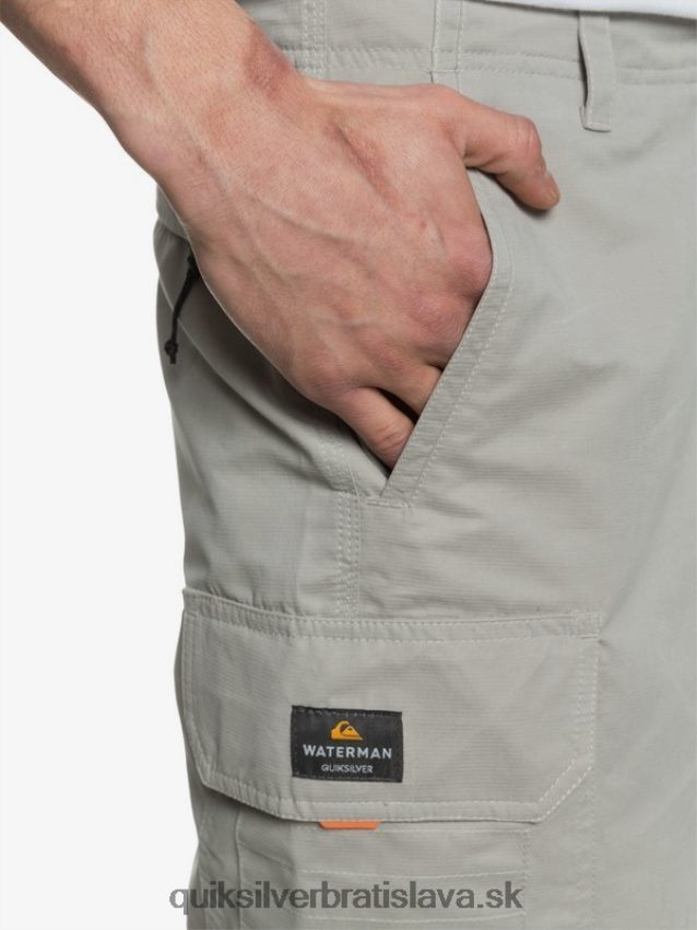 cargo šortky waterman maldive 20 Quiksilver muži B80HXR1728 sivá sivá
