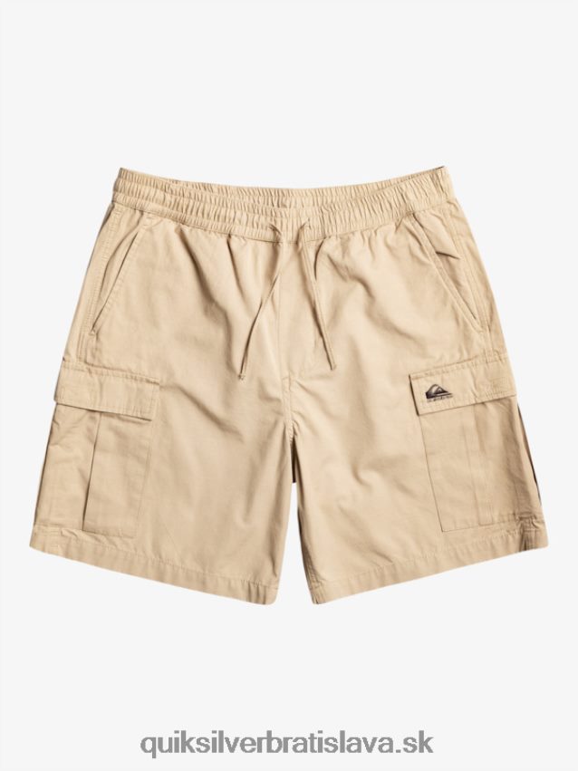 cargo taxer elastický pás 19 šortky Quiksilver muži B80HXR1009 plage