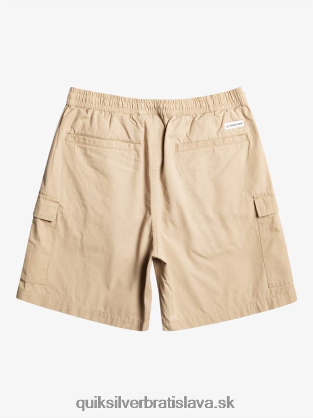 cargo taxer elastický pás 19 šortky Quiksilver muži B80HXR1009 plage